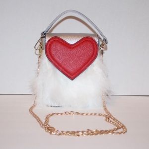 Feather Heart Purse